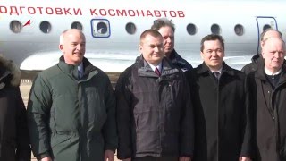 Экипаж ТПК Союз ТМА-20М прибыл на Байконур