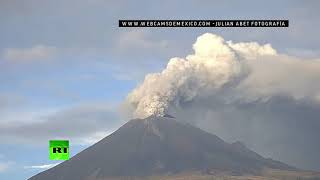 Возле столицы Мексики активизировался вулкан