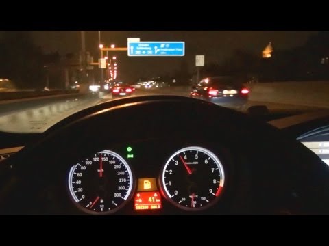 BMW M3 E92 - Drive on Autobahn Acceleration Onboard POV Driver