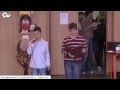 Přehlídka vystoupení studentů základních škol z Petrovic u Karviné a polských Zebrzydowic