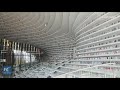 Imatge de la portada del video;Amazing! Newly-opened library in China's Tianjin becomes internet sensation