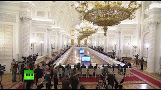 Владимир Путин проводит заседание Госсовета по развитию стройкомплекса РФ