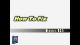 How To Fix Error Code 126