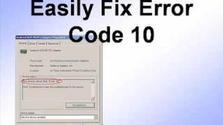 Fix Error Code 10