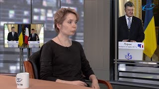 О чем говорили Макрон с Порошенко