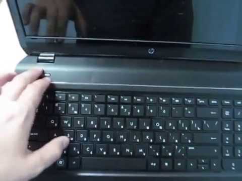 Снимаем клавиатуру с HP pavilion DV7 7006er