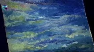 Урок рисования (№ 71) масляными красками. Рисуем летнее небо, используя синие краски