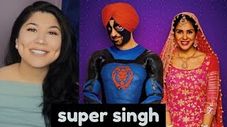 ਸੁਪਰ ਸਿੰਘ : Super Singh Official Trailer REACTION  I Diljit Dosanjh I Sonam Bajwa | DANISH NAZARI