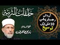 Registration Date Extended for Halaqat al-Tarbiyya | Shaykh-ul-Islam Dr Muhammad Tahir-ul-Qadri