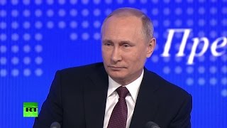 Путин ответил на обвинения в адрес России в хакерских атаках в США и в развязывании гонки вооружений