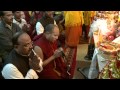 HH Karmapa presiding over the passing of Buddha Relics - Bodh Mahotsava 2012