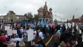 Бессмертный полк на Красной площади. Съемка на 360-градусную камеру