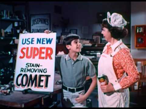 Comet Commercial with Josephine the Plumber and Robbie Benson 