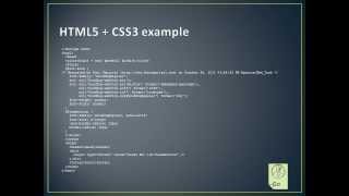 HTML5 and CSS3 Presentation