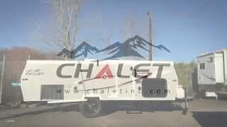 Chalet Inc.'s A-Frame Trailer Patented Electronic Roof Lift System