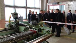 Лукашенко посетил ОАО Сукно в Минске