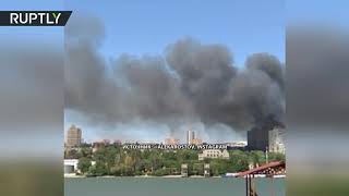 Крупный пожар в Ростове-на-Дону: более 15 частных домов