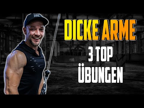 Dicke Arme bekommen - meine 3 besten Übungen