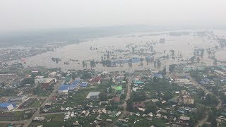 В Тулуне резко поднялся уровень воды в реке Ия (30.07.2019 23:17)