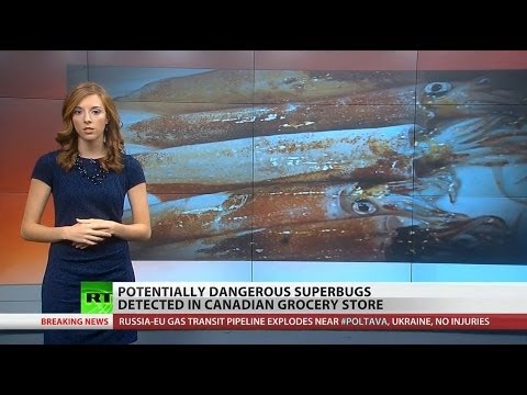 Superbug found in Canadian supermarket  (Virus)  6/17/14