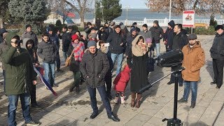 Несогласованная акция сторонников Навального в Дагестане
