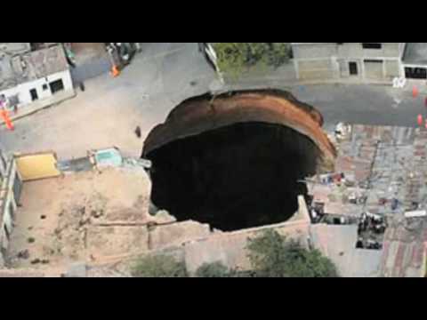  Sinkholes on Man Falls Into Sinkhole In Guatemala