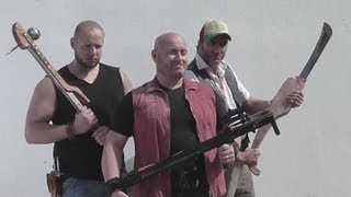 "Zombie Wars - The Movie". Filming the trailer!