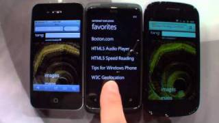 HTML5 Mobile Speed Test - Android, iPhone and Windows Phone 7 (Mango)