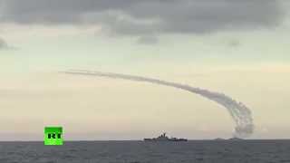 ВМС РФ наносят удар по объектам ИГ из акватории Каспийского моря