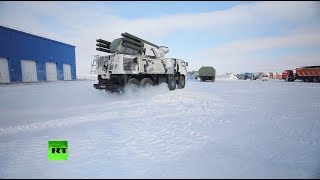 Минобороны РФ впервые показало журналистам военную базу «Северный клевер» в Арктике (05.04.2019 13:09)