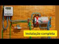 Instala??o completa do padr?o para o quadro de energia TN-S