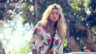 GIGI for GUESS Backstage ADV Campaign Spring 2015 by Fashion Channel