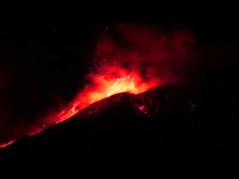 Raw: Italy's Mount Etna Erupts Again  12/3/13