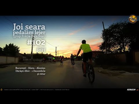 VIDEOCLIP Joi seara pedalam lejer / #102 / Bucuresti - Darasti-Ilfov - 1 Decembrie [VIDEO]
