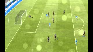 David Silva super goal in FIFA 13 Online