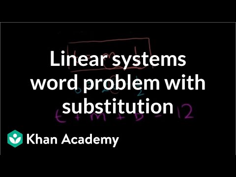Algebraic Word Problem