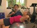 Stability Ball workout Posture