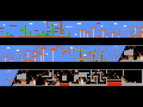 974 personas jugando Super Mario Bros, al mismo tiempo 974 personas jugando Super Mario Bros, al mismo tiempo