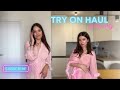 [4K] TRANSPARENT Lingerie Try On Haul with my friend  See-Through No Bra