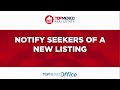 01. Notify Seekers of a New Listing