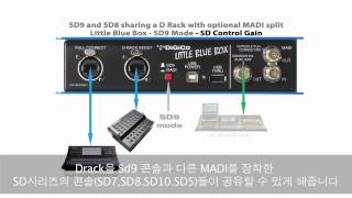 사운더스 - 54.DiGiCo SD9 Advanced Connections Little Blue Box w/Korean sub 