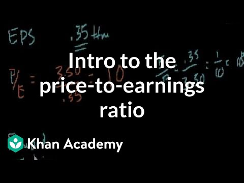 Introduction to the Price-to-Earnings Ratio