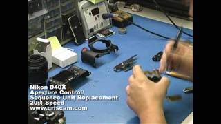 nikon d40 shutter motor replacement