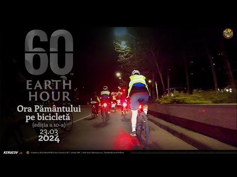 VIDEOCLIP Ora Pamantului 2024, pe biciclete in Bucuresti