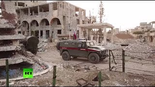 В сирийском городе Дума приступила к работе российская военная полиция