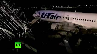 Пожар в самолёте в Сочи: пострадали 18 человек, в том числе дети
