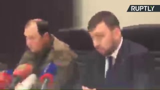 Пресс-конференция по итогам срочного заседания правительства ДНР в связи с убийством Захарченко