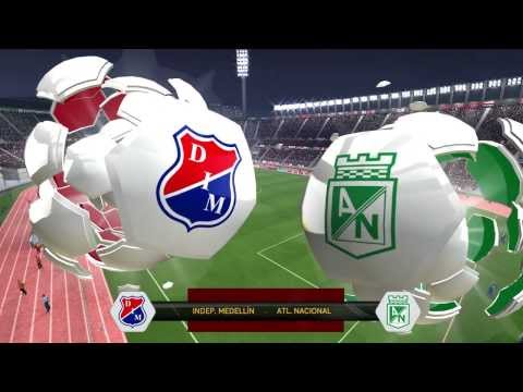 Simulación en FIFA 14 de Independiente Medellín contra Atlético Nacional Simulación en FIFA 14 de Independiente Medellín contra Atlético Nacional