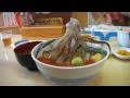 Dancing squid bowl dish in Hakodate
