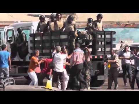 Raw: Clashes Erupt in Egypt at Islamist Protests  9/13/13